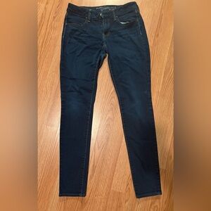 American Eagle Outfitters Dark Blue Skinny Jeans
